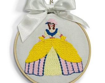 Ornament - Embroidered Mother Ginger from The Nutcracker Ballet Holiday Christmas Keepsake