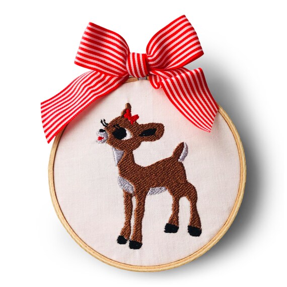 Rudolph and clarice christmas ornament Clearance
