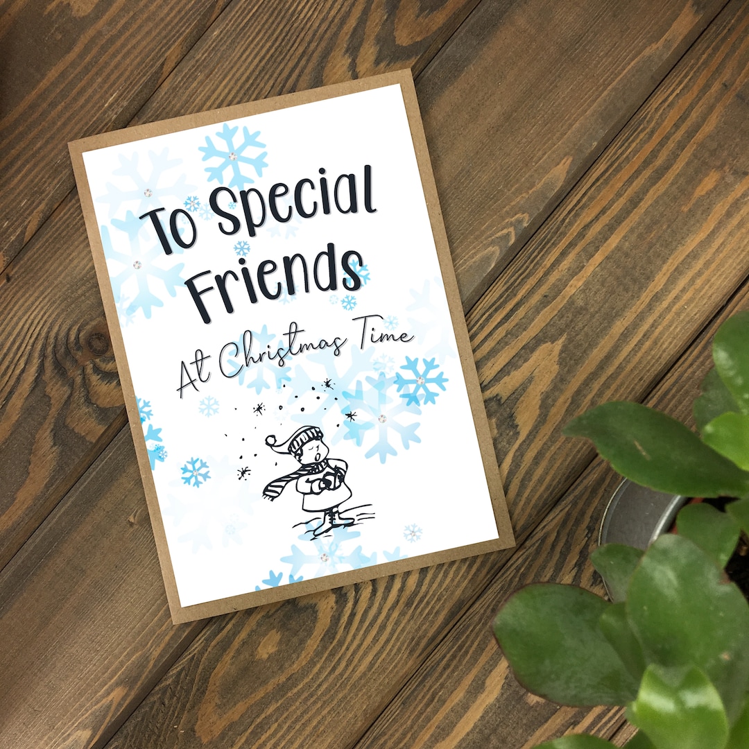 Special Friends Weihnachtskarte Von Olivia Samuel – Waldtiermotiv, A5, Mit Umschlag, Perfekt Für Festtagsgrüße