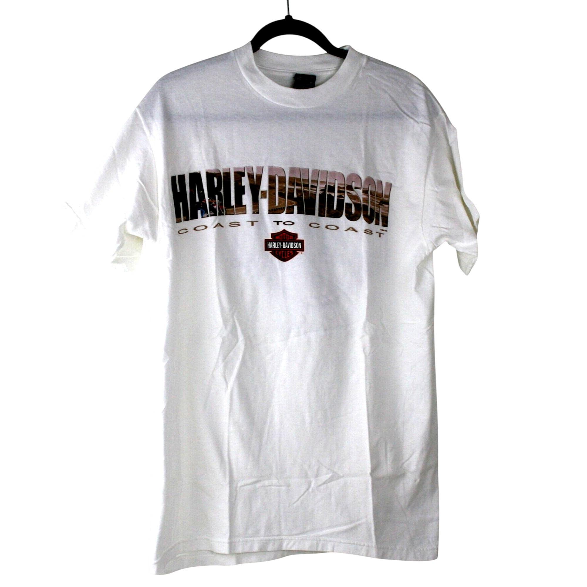 HARLEY-DAVIDSON ITALY クレイジーパターン ジージャン型ベスト /ハーレーダビッドソン 実寸メンズM程度 00\u0027s Harley-Davidson fire pattern LS T-shirt Made in USA | 古着屋