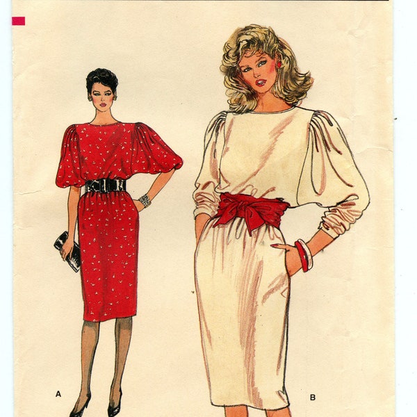 1980s Dress Pattern Etsy
