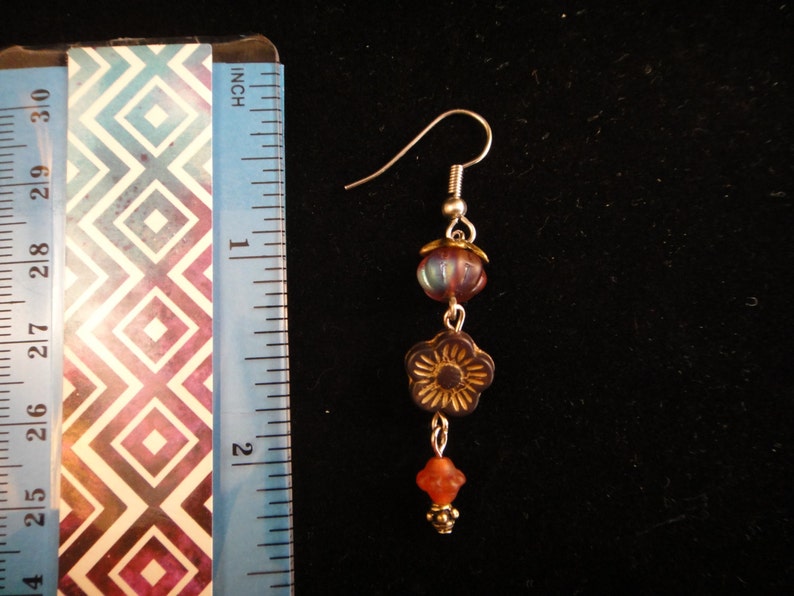 Earth Tone Dangle Earrings image 2