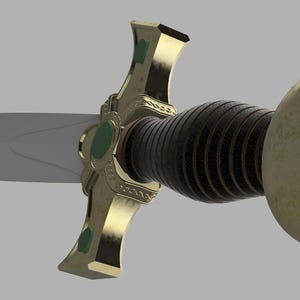 Xena Warrior Princess style Sword 3D Printing STL FILES