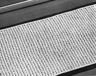 Crochet Pattern, Crochet Bath Rug, vintage, bathroom decor, 1960s, UK Pattern