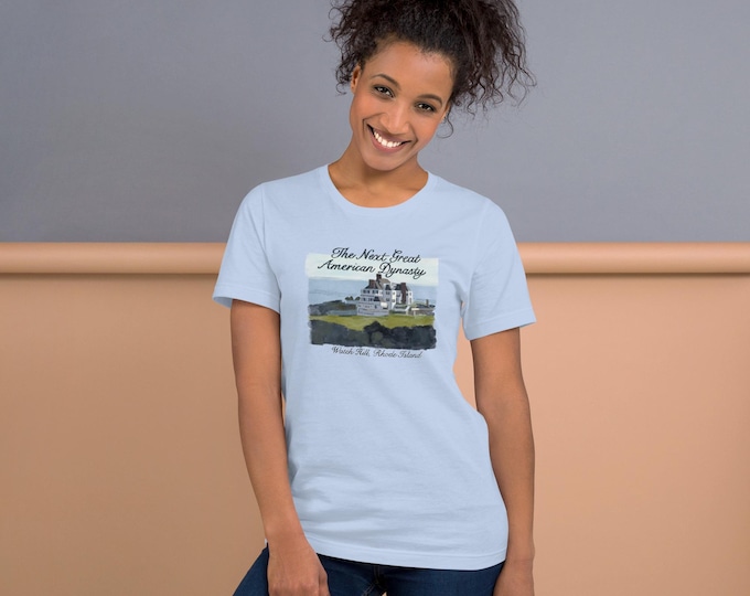 The Next Great American Dynasty: Unisex t-shirt with hand-drawn design