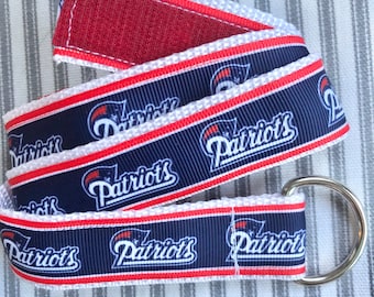 Child's Easy-Fasten Belt: Patriots Football