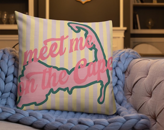 Cape Cod Pillow: Linen-Feel Accent Pillow