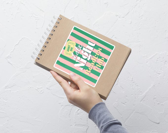 Late Night Readers Club: Bubble-free stickers