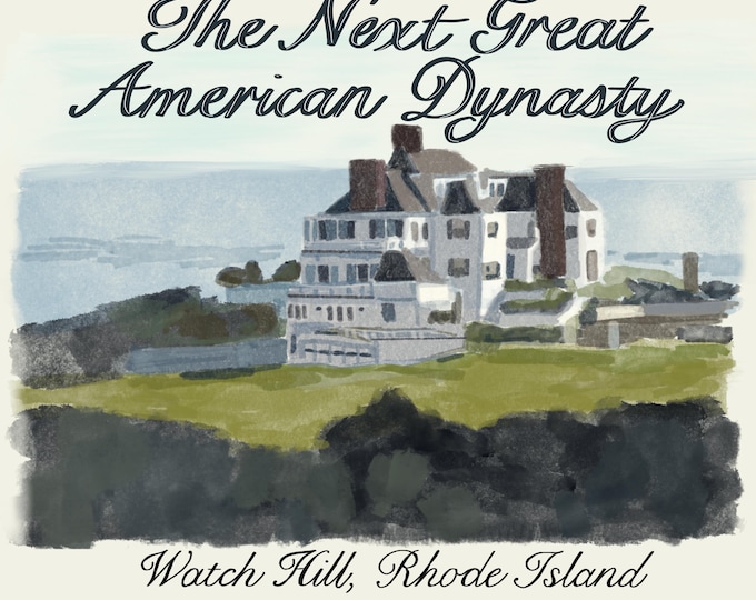 The Next Great American Dynasty: Bubble-free stickers with hand-drawn design