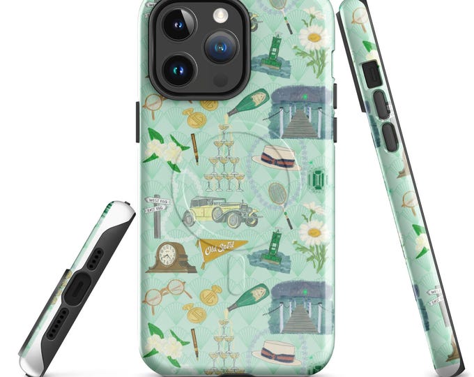 MagSafe® tough case for iPhone®: Gatsby Gala pattern