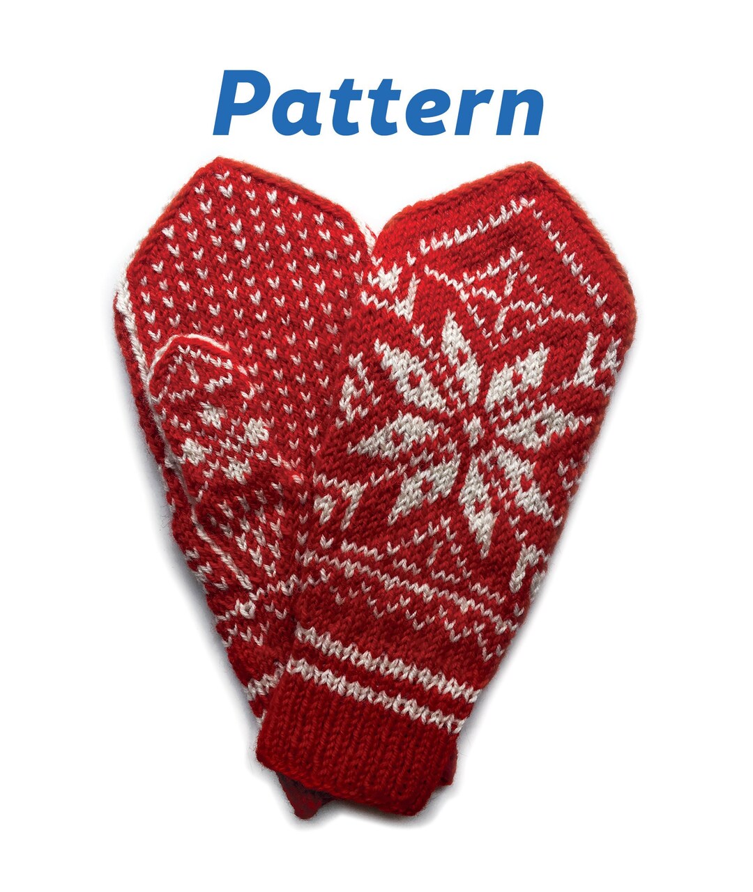 Mitten Knitting Pattern, Arne Mittens, Norwegian Knit Mittens Etsy