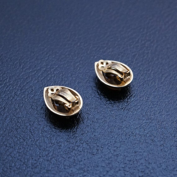 Vintage Earrings - Schiaparelli Earrings - Brown … - image 6