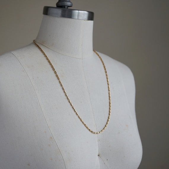 Vintage Gold Necklace – Trifari Gold Necklace - G… - image 1