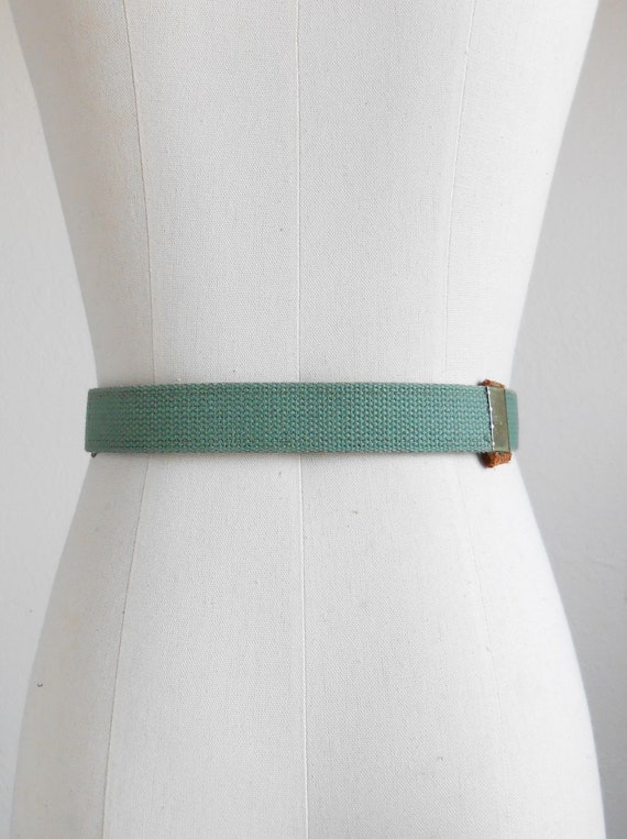 80s vintage belt - leopard print beaded wire wrap… - image 5