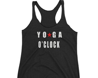 YOGA O&#39;CLOCK - Women&#39;s Yoga Racerback Tank