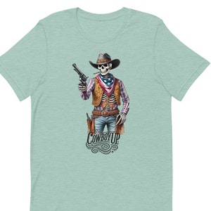 Western Cowboy Skeleton Unisex t-shirt