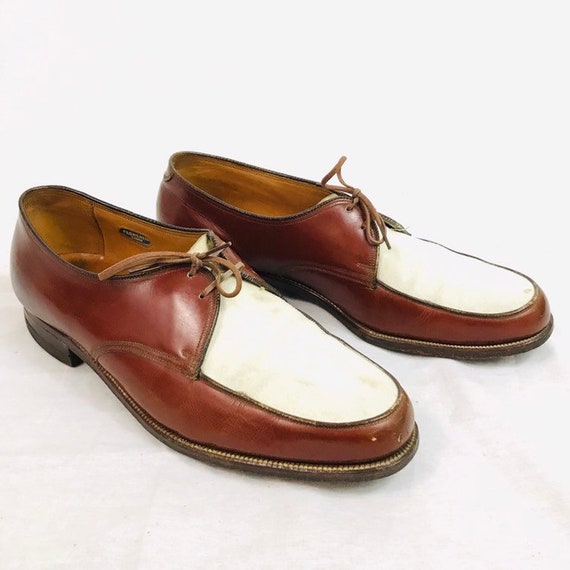 Florsheim Vtg Leather Suede Oxford 8 D