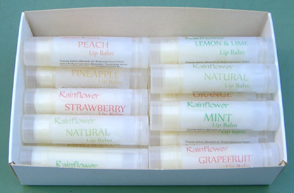 Lip Balm Pots and Tubes in Assorted Flavours Essential Oils. Etsy UK