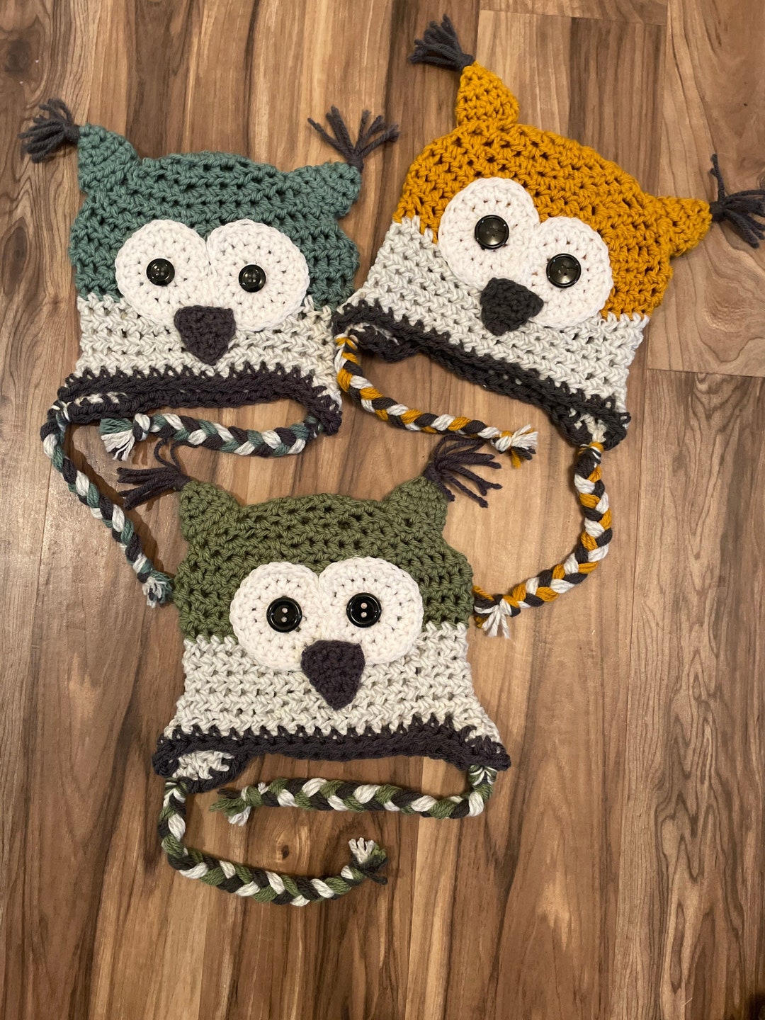 Kids Owl Hat. Toddler Owl Hat. Infant Owl Hat. Hunter Green - Etsy