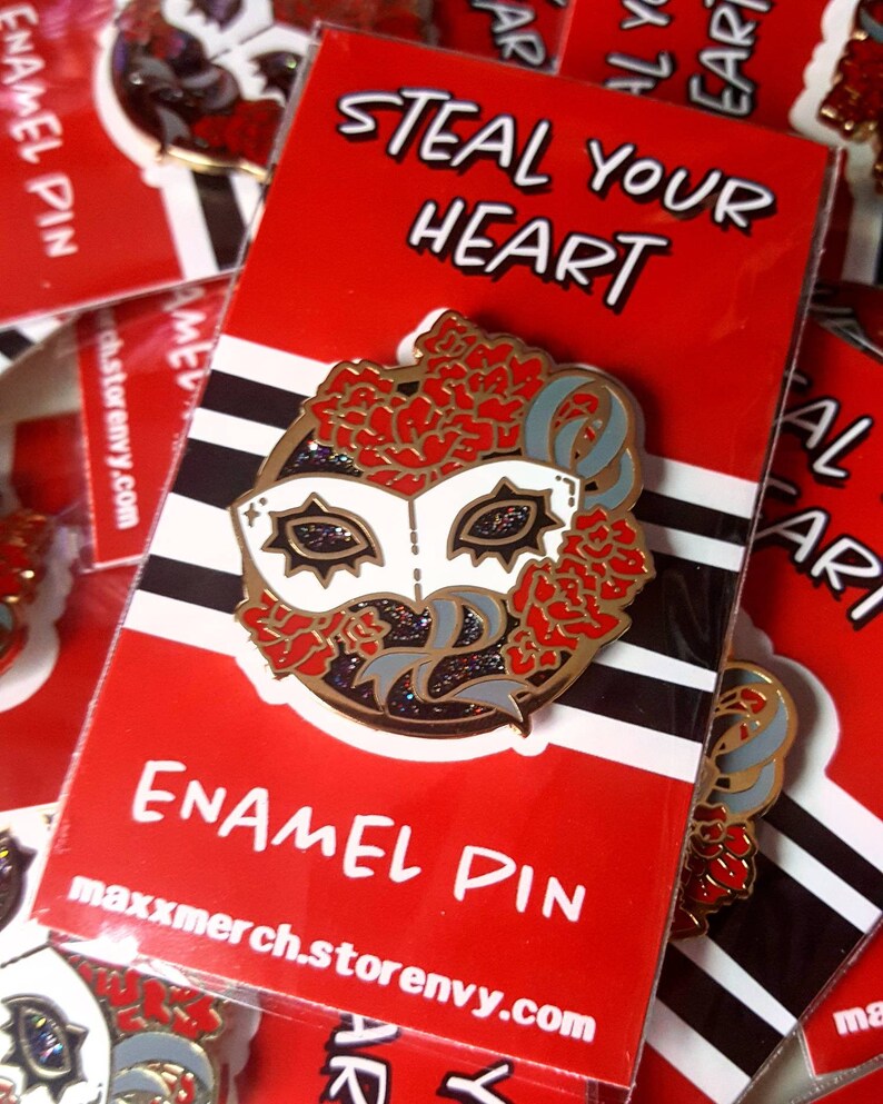 Persona 5 Mask Hard Enamel Pin Set - Etsy Canada