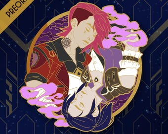 Spilla smaltata Vi & Caitlyn - Spilla Arcane CaitVi PREORDINA