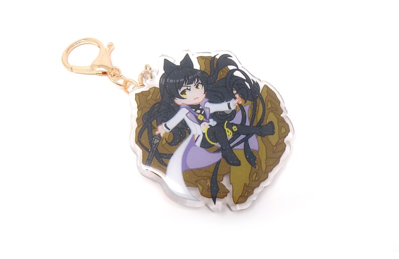 Large Acrylic Keychain Set RWBY Charm