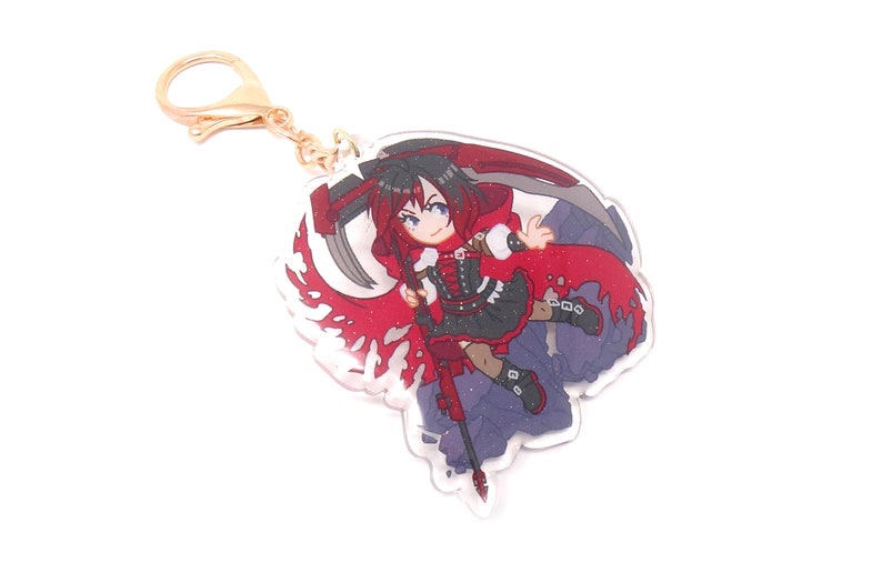 Large Acrylic Keychain Set RWBY Charm