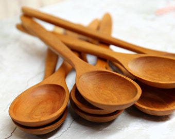 Wooden Spoons, Cherry Wood (1 piece per purchase)