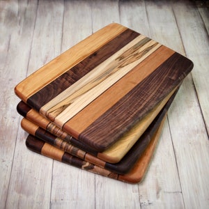 Wood Cutting Board, Walnut, Cherry & Ambrosia Maple Wood image 4