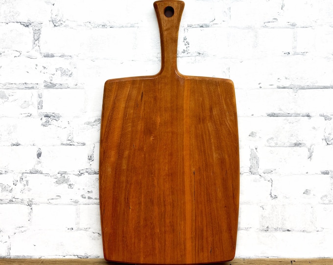Wood Cutting Board, Cherry Wood - Etsy