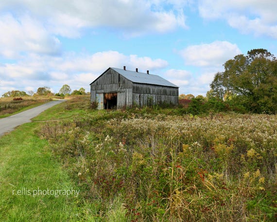 tobacco barn mt vernon ky Sentinels of Memory: Kentucky's Barns Gardens to Gables Old Tobacco Barn, Photography Print