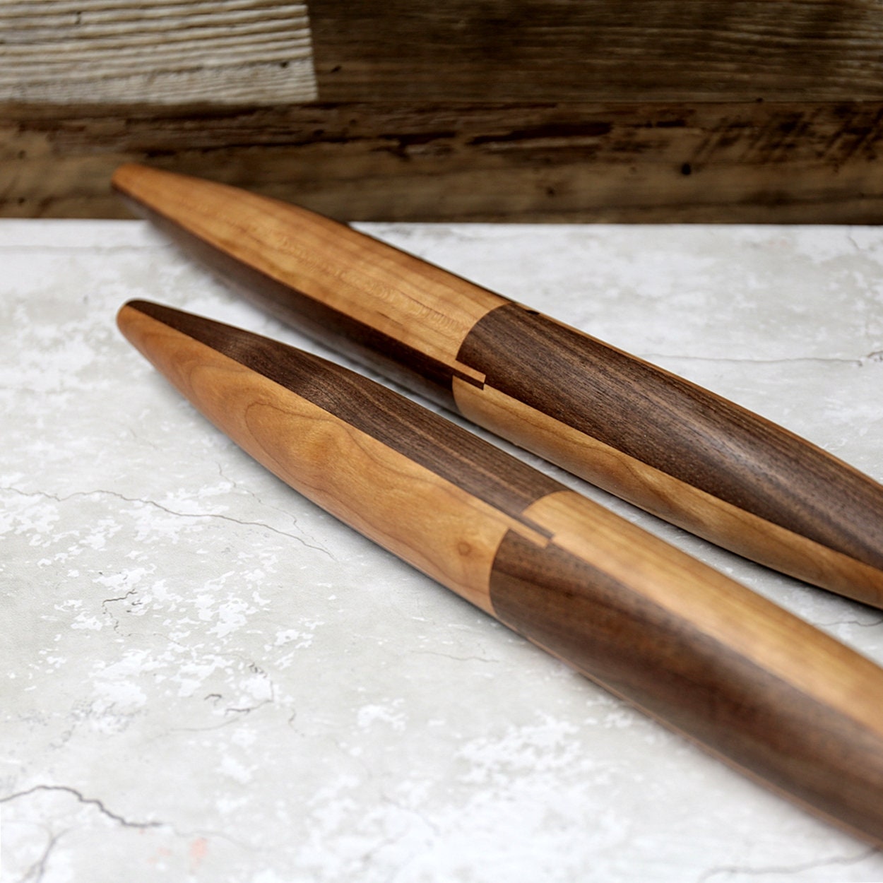 Cherry French Tapered Wood Rolling Pin Made in the USA