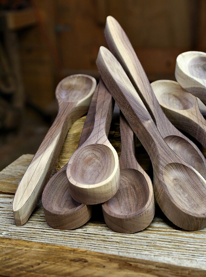 Wood Spoon Blank Carving Walnut Image 0