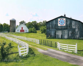 Photography, Scenic Farm Along Kentucky Highway 127, Country Print, Photography Print or Canvas Art