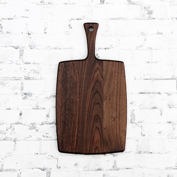 Walnut Cutting Board, With Dovetail Handle