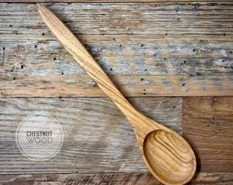 Wooden Spoon, Chestnut Wood, wood utensil