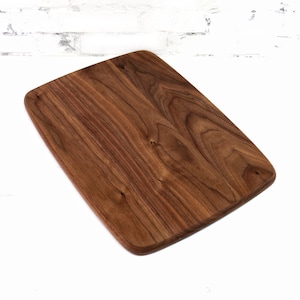 Large or Regular Size Wood Cutting Board, Walnut Wood