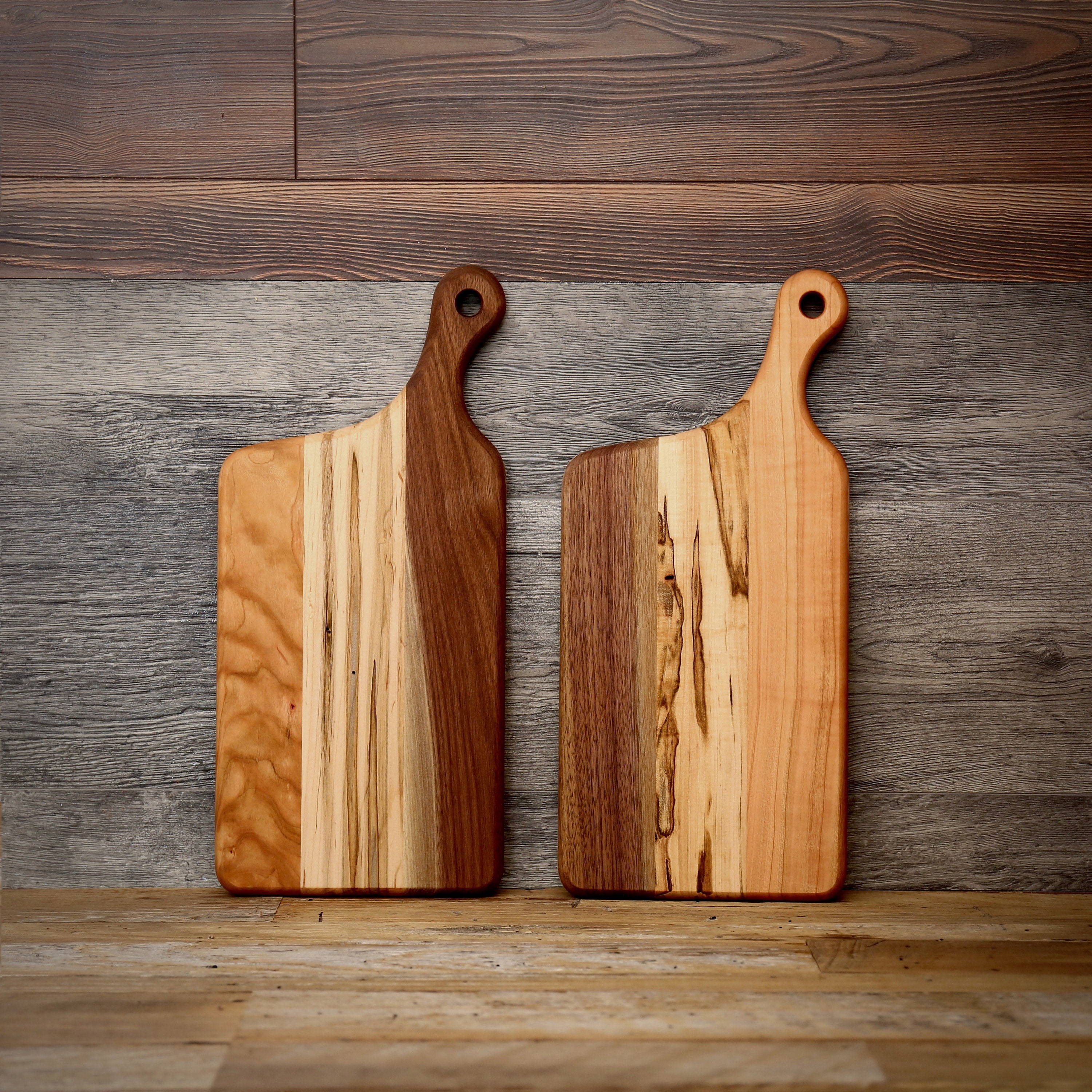 Handmade Cherry, Maple, & Walnut Cutting Board — Mr. & Mrs. Woodshop