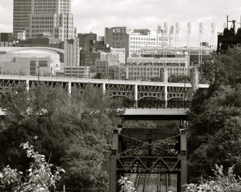 Cleveland Skyline - Fairmount Creamery - 8x10 Photo