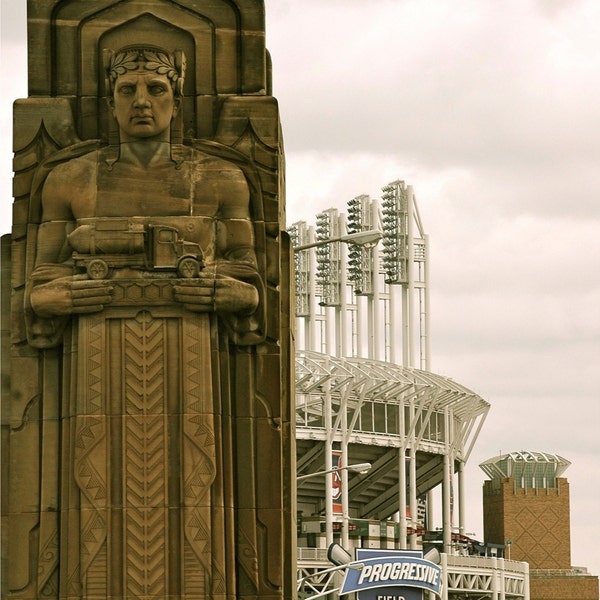 Progressive Field & Bridge Pylon - 8x10