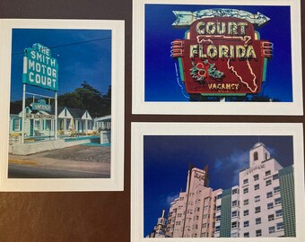 Florida Hotel Notecards - Set of 6