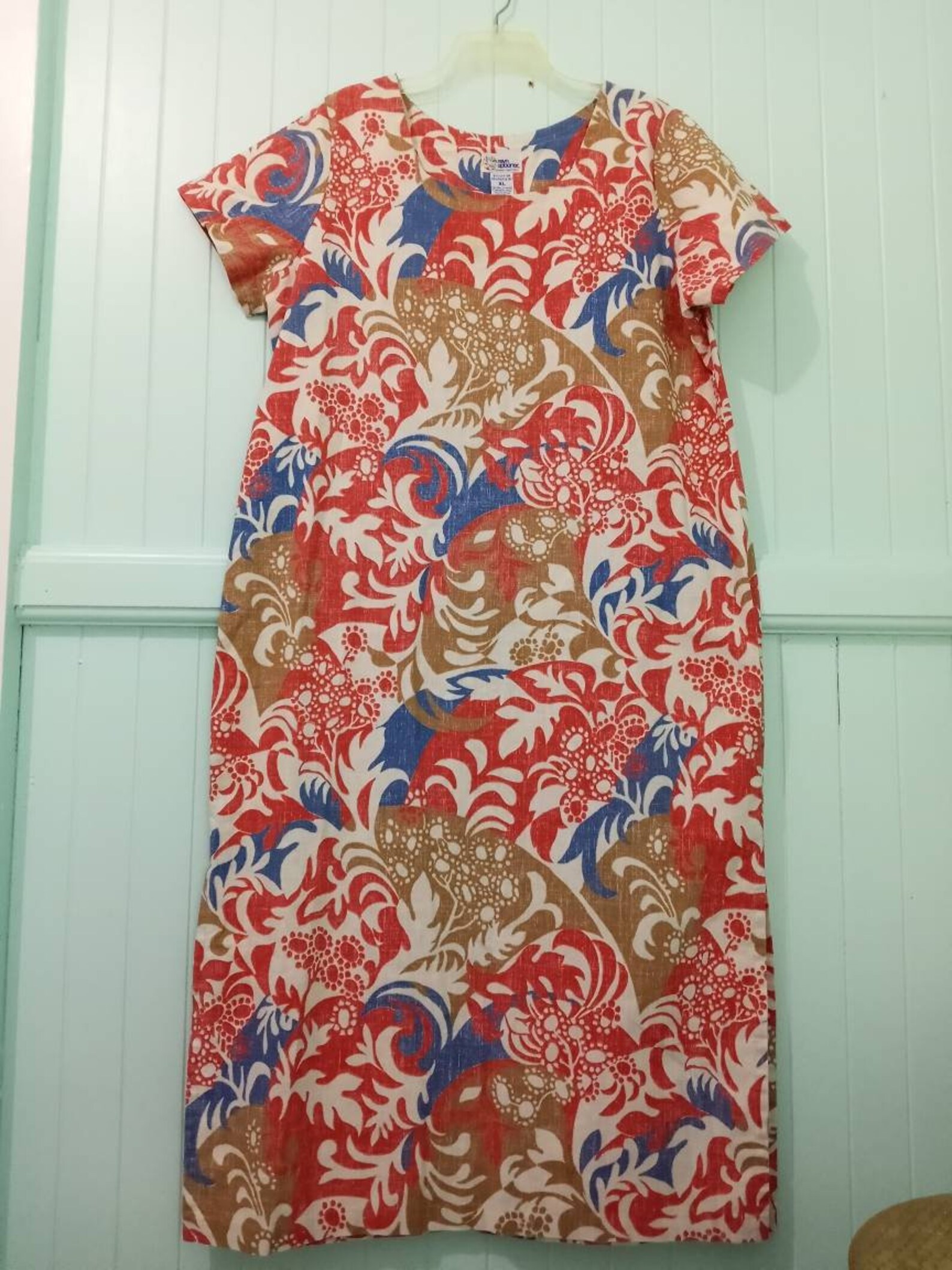 Vintage Reyn Spooner Hawaii Hawaiian Aloha Maxi Dress Muumuu | Etsy