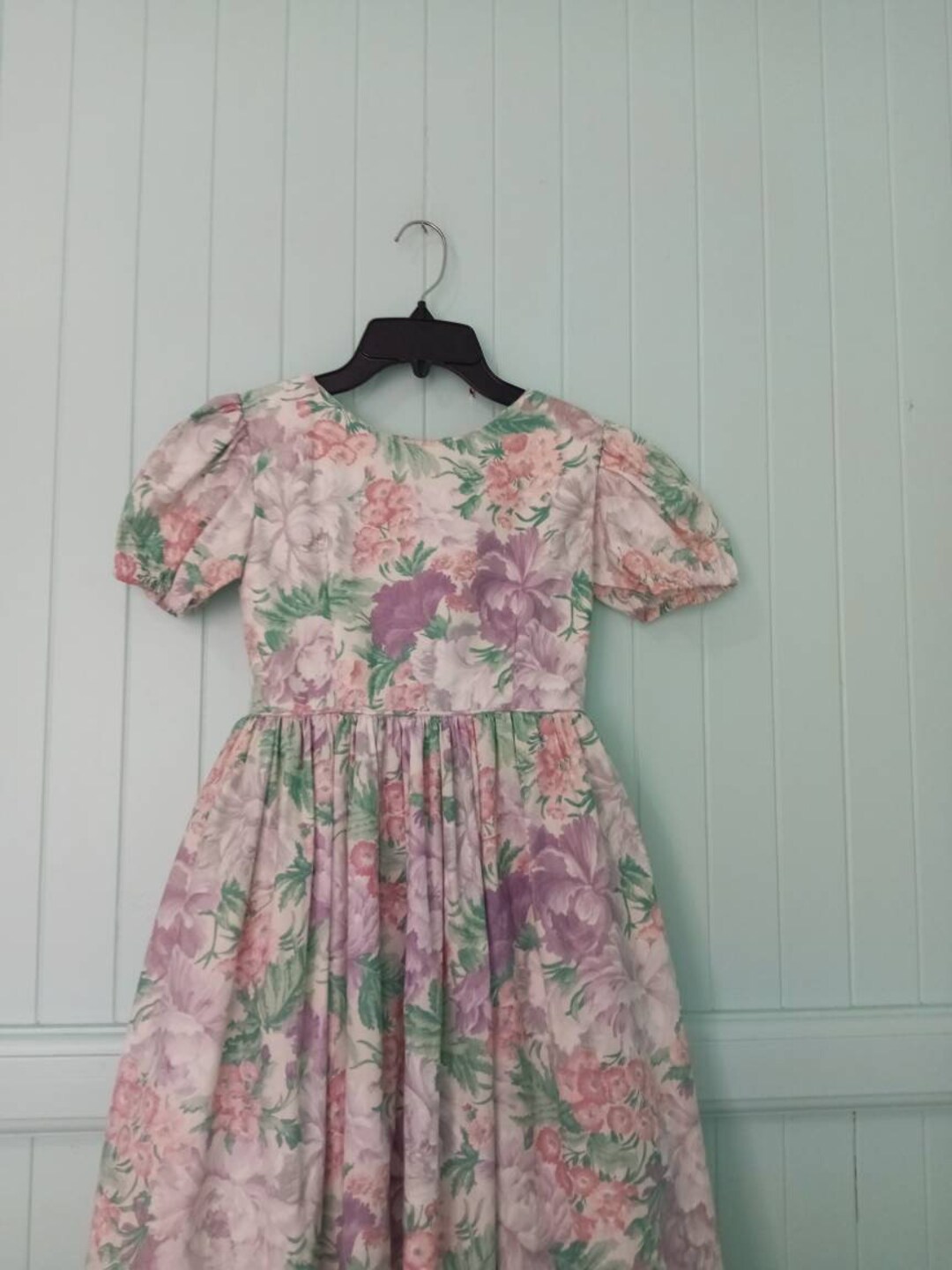 Kids Girl's Loulu Palm Leaf Ruffle Dress – Hawaiian Style Tiered Dress