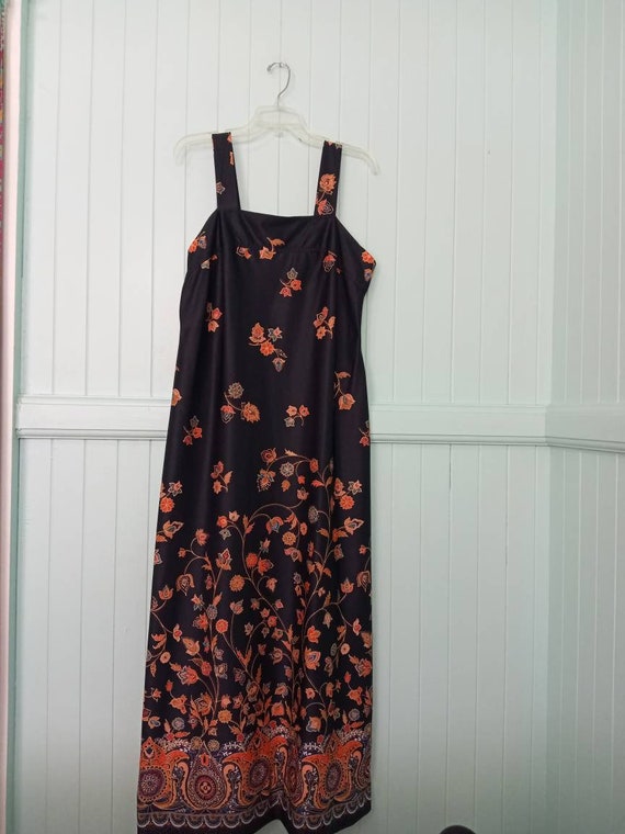 Vintage Hawaiian Aloha Maxi Dress Hostess Muumuu … - image 2