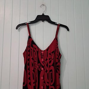 red and black hawaiian dress Red and Black Hawaiian Dress