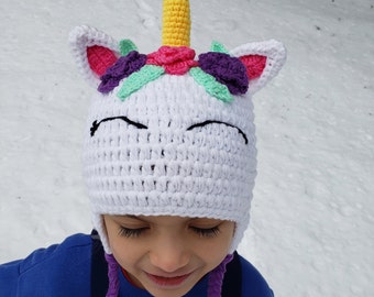 Unicorn Crochet Hats