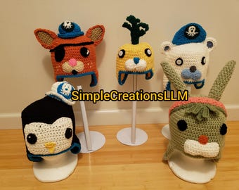 Crochet Octonauts Hats: Handmade Character Beanies, Kids Photo Prop
