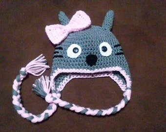 Totoro Crochet Hat: Handmade Anime Costume