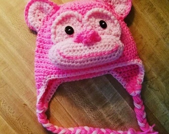 Crochet Monkey Hat: Handmade Costume Prop