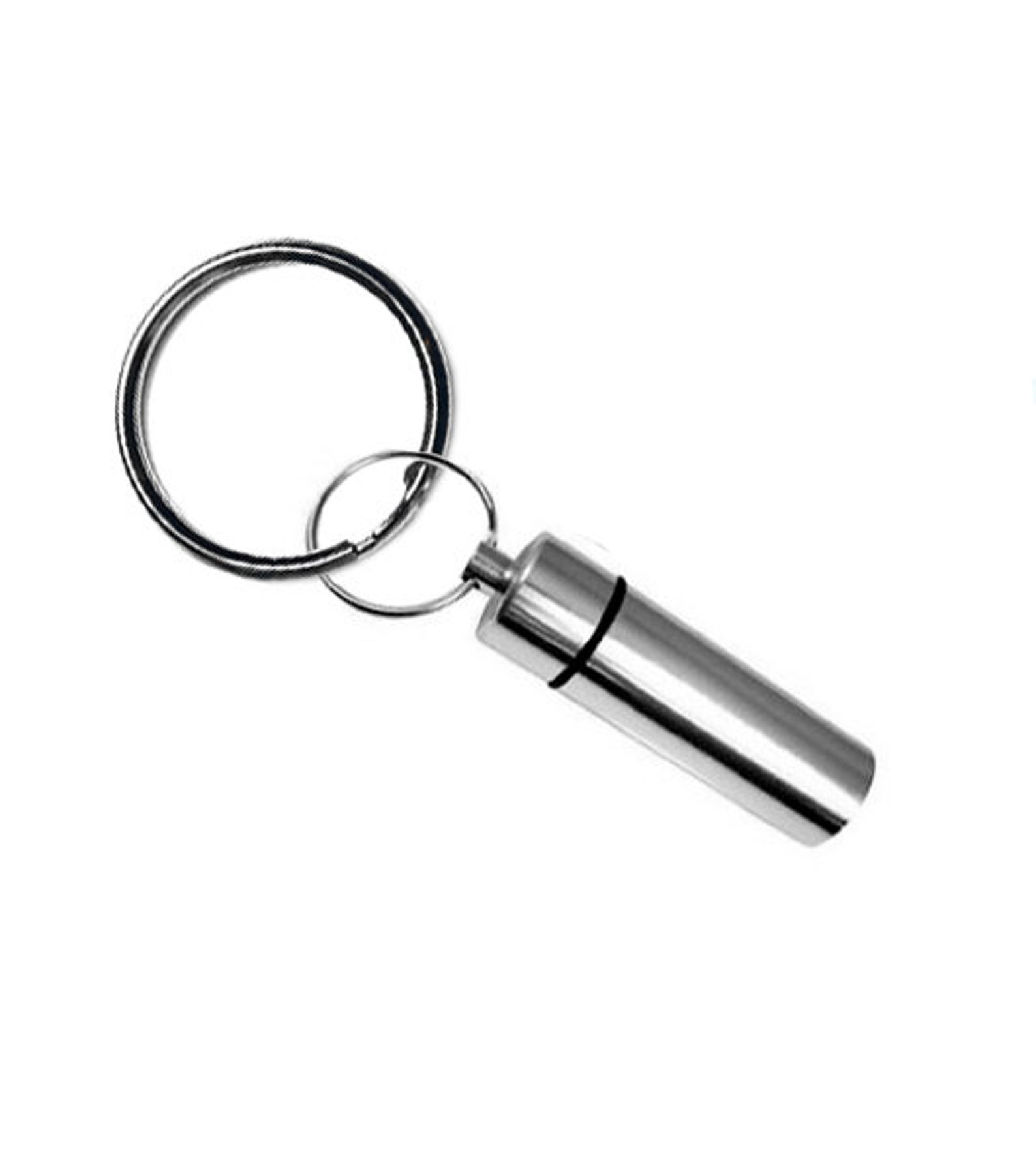 Keychain Money Cash Stash Pill Box Medicine Capsule Holder Container